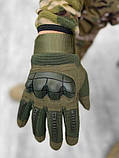 Демісезонні тактичні рукавиці олива ✅, фото 2