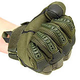 Демісезонні тактичні рукавиці олива ✅, фото 6