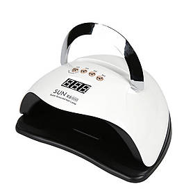 SUN X6 MAX на 220 Вт. - лампа для манікюру та педикюру (з таймером, дисплеєм та знімним дном)