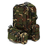Військово-тактичний рюкзак з додатковими контейнерами 4в1 ✅, фото 7