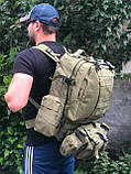 Військово-тактичний рюкзак з додатковими підсумками 4в1✅, фото 3