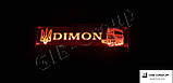 Світлодіодна табличка для вантажівки Dimon  червоного кольору, фото 2