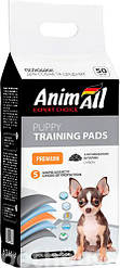 AnimAll Пелюшки з активованим вугіллям для цуценят та дорослих собак 50 шт. 60*60