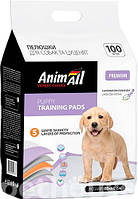 AnimAll Пелюшки з ароматом лаванди для цуценят та дорослих собак 100 шт. 60*60