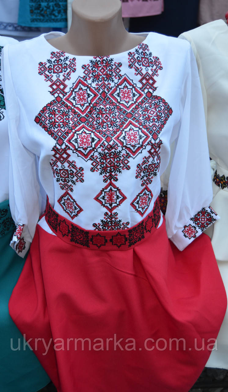 Машинна вишивка плаття, "Вишиванка"
