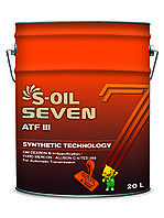 S-OIL SEVEN ATF III трансмиссионное синтетическое, 20л