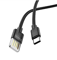 Кабель HOCO USB Type-C 2.4 A 1,2m Black (U55)