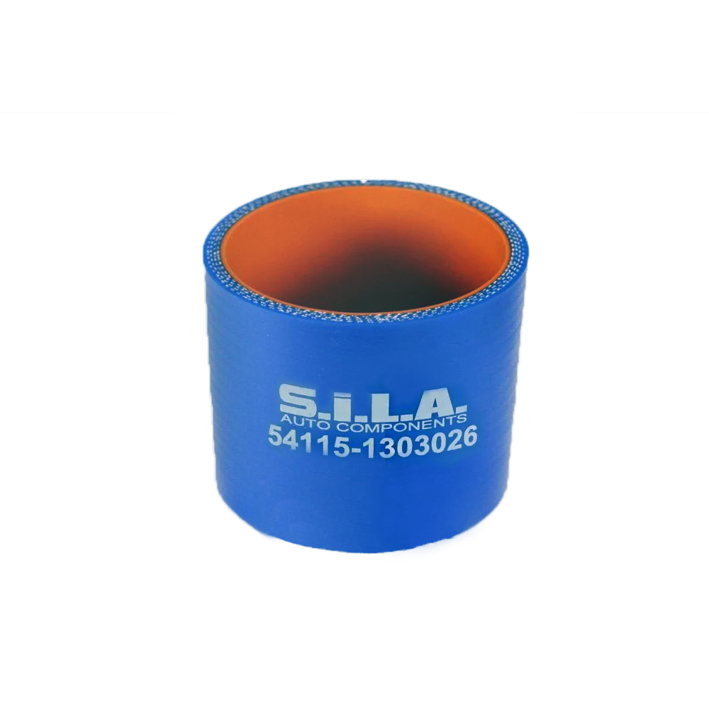 Рукав радіатора 54115 нижній d=70, L = 65 силікон синій/оранж (S.I.L.A. AC) 54115-1303026, фото 1
