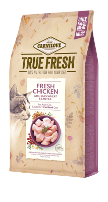 Сухий корм для дорослих котів Carnilove (Карнілав) True Fresh Cat Chicken з куркою 1,8 кг