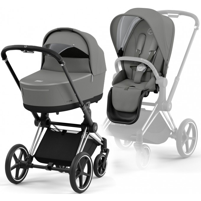Cybex Priam 4.0 коляска 2 в 1 Pearl Grey