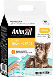 AnimAll Пелюшки з ароматом ромашки для цуценят та дорослих собак 10 шт. 60*60