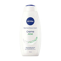 Крем-гель уход для душа Nivea Creme Aloe Care Shower, 750 мл