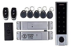 Бездротовий комплект контролю доступу з радіобрелками SEVEN LOCK SL-7708Fr (Україна)