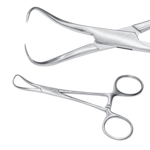 Затискач для операційної білизни Backhaus, 13см, J-18-010, фото 1