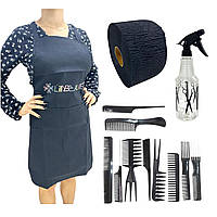 Набір аксесуарів перукаря для стриження й укладання волосся