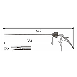 Щипці-кліпсотримачі прямі, F1902, фото 2