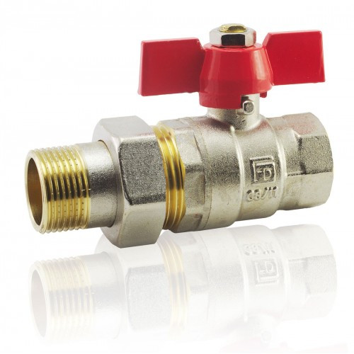 Кран з американкою FADO Classic PN40 15 1/2" - 1", фото 1