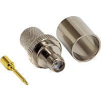 RP-SMA-female обтискний роз'єм HiSmart для кабелю LMR-400