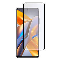 Захисне скло Full screen PowerPlant для Poco M5S