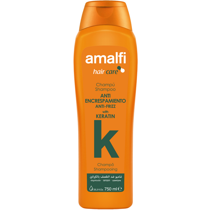 Шампунь Amalfi Anti encrespamiento Anti-frizz з кератином для кучерявого волосся 750 мл