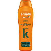 Шампунь Amalfi Anti encrespamiento Anti-frizz з кератином для кучерявого волосся 750 мл