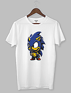 Футболка з оригінальним дизайном "Жовто-блакитний Сонік", фото 2