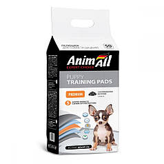 AnimAll Пелюшки для собак і цуценят з активованим вугіллям 50 шт. 60*90