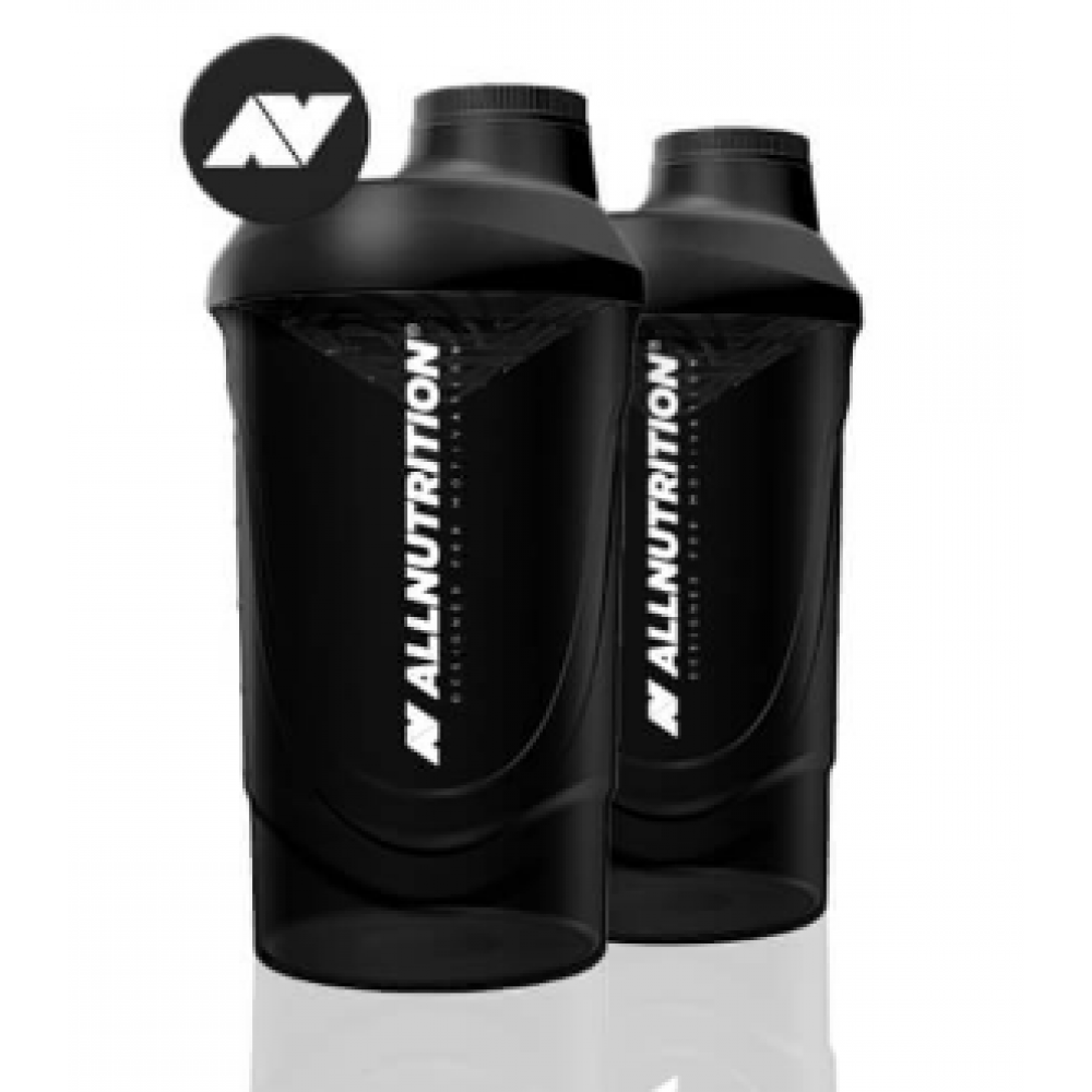 Shaker - 600ml Black 2LOGO, фото 1