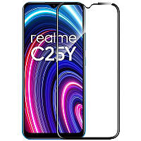 Захисне скло Full screen PowerPlant для Realme C25Y