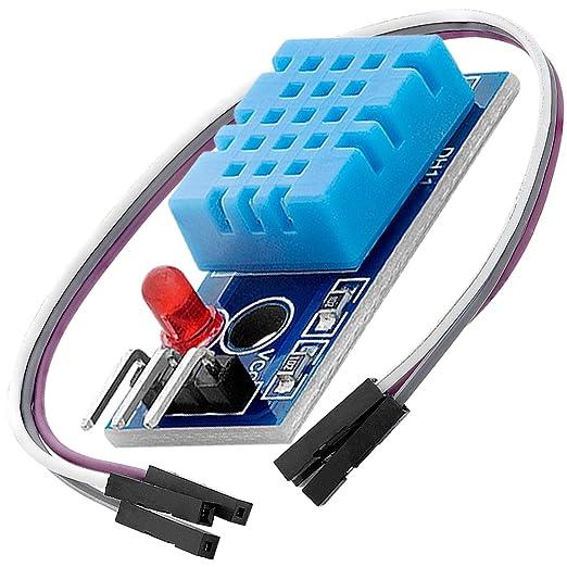 Модуль температури та вологості DHT11 зі світлодіодом