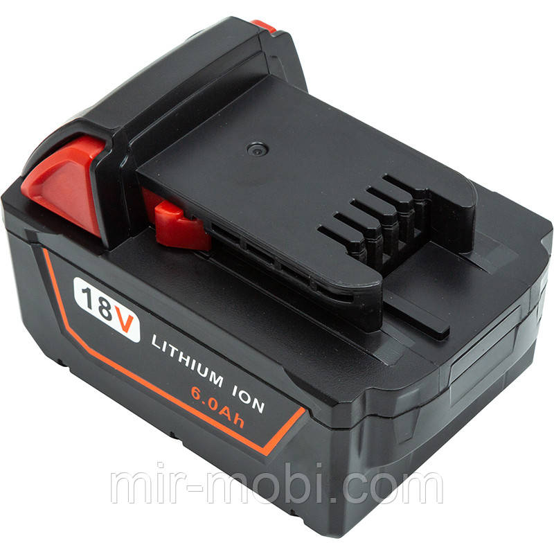 Акумулятор PowerPlant для шуруповертів та електроінструментів Milwaukee 18V 6Ah Li-ion (48-11-1860)