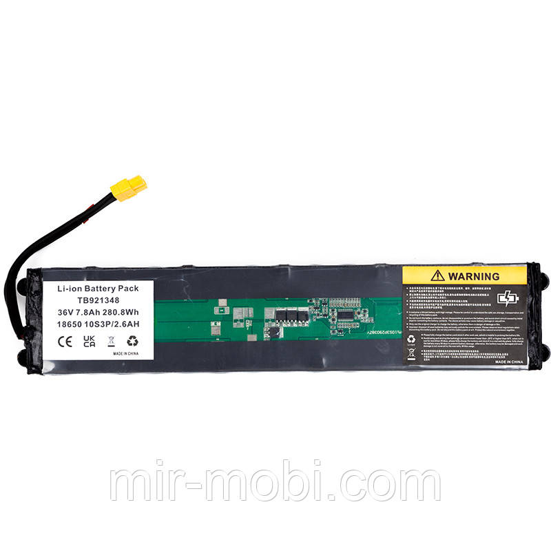 Акумулятор PowerPlant для Xiaomi scooters 36 V 7.8 Ah (18650 10S3P/2.6Ah)