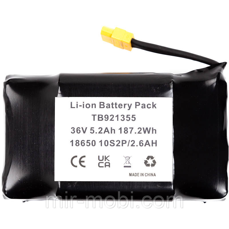 Акумулятор PowerPlant для Xiaomi scooters 36V 5.2 Ah (18650 10S2P/2.6Ah)