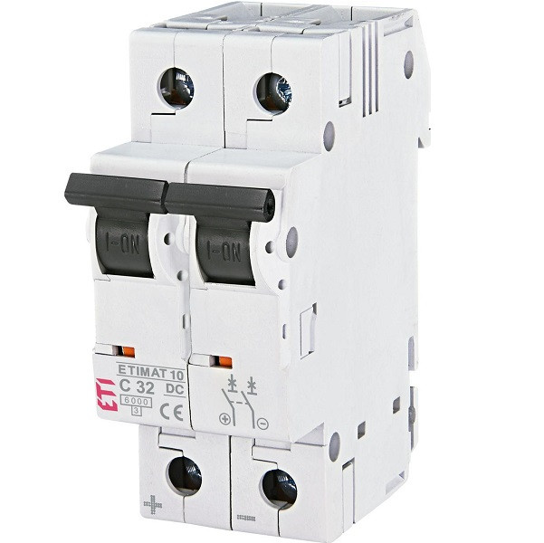 Автомат постійного струму 2p 32A C Etimat 10 DC Eti 2138719