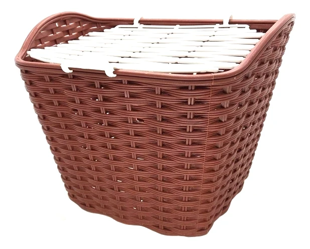 Кошик велосипедний VERONA з кришкою 26-28" Коричневий, фото 1