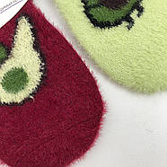 Сліди жіночі теплі з вовни норки Натали (Авокадо), фото 2