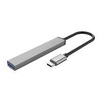 USB-хаб ORICO Type-C - USB3.0, 3xUSB2.0 (AH-13-GY-BP)