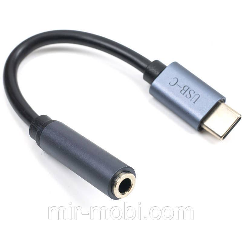 Адаптер Cabletime USB Type-C (M) - AUX 3.5мм (F) (CP14A )