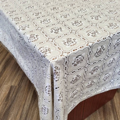 Скатертина водонепроникна Ажур Lace рулон 22 м пог зі складу, фото 1