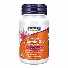 VIT D-3 5000 IU Chewable Mint - 120 Chewables