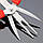 Ножиці для обрізання дерев Червоний секатор для зрізання гілок, секатор для обрізання винограду, фото 3