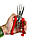 Ножиці для обрізання дерев Червоний секатор для зрізання гілок, секатор для обрізання винограду, фото 6