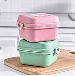 Ланчбокс дитячий з роздільником RABBIT 800 мл — рожевий (LB-103906), фото 7