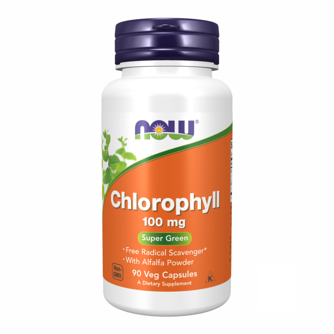 Chlorophyll 100 mg - 90 vcaps (Пошкоджена етикетка), фото 1