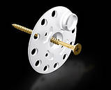 Дожимна тарілка для кріплення утеплювача до дерева та дерев'яних основ, фото 2