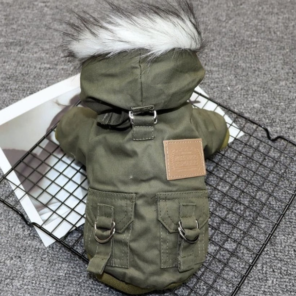 Парка для собак Pet Style "ParisDog Republic" Хакі XS