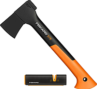 Набор Топор универсальный Fiskars X7 (1015618) + точило для топоров и ножей Fiskars Xsharp (1000601)