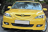 Вії Мазда 3 BK хетчбек (накладки на передні фари Mazda 3 5d BK), фото 4