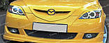 Вії Мазда 3 BK хетчбек (накладки на передні фари Mazda 3 5d BK), фото 7