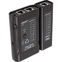 Тестер Noyafa мережевих та телефонних кабелів RJ-45, RJ-11